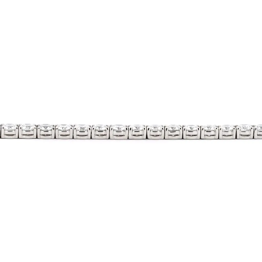 16.55ctw Round Diamond Tennis Bracelet, 7" - 950 Platinum