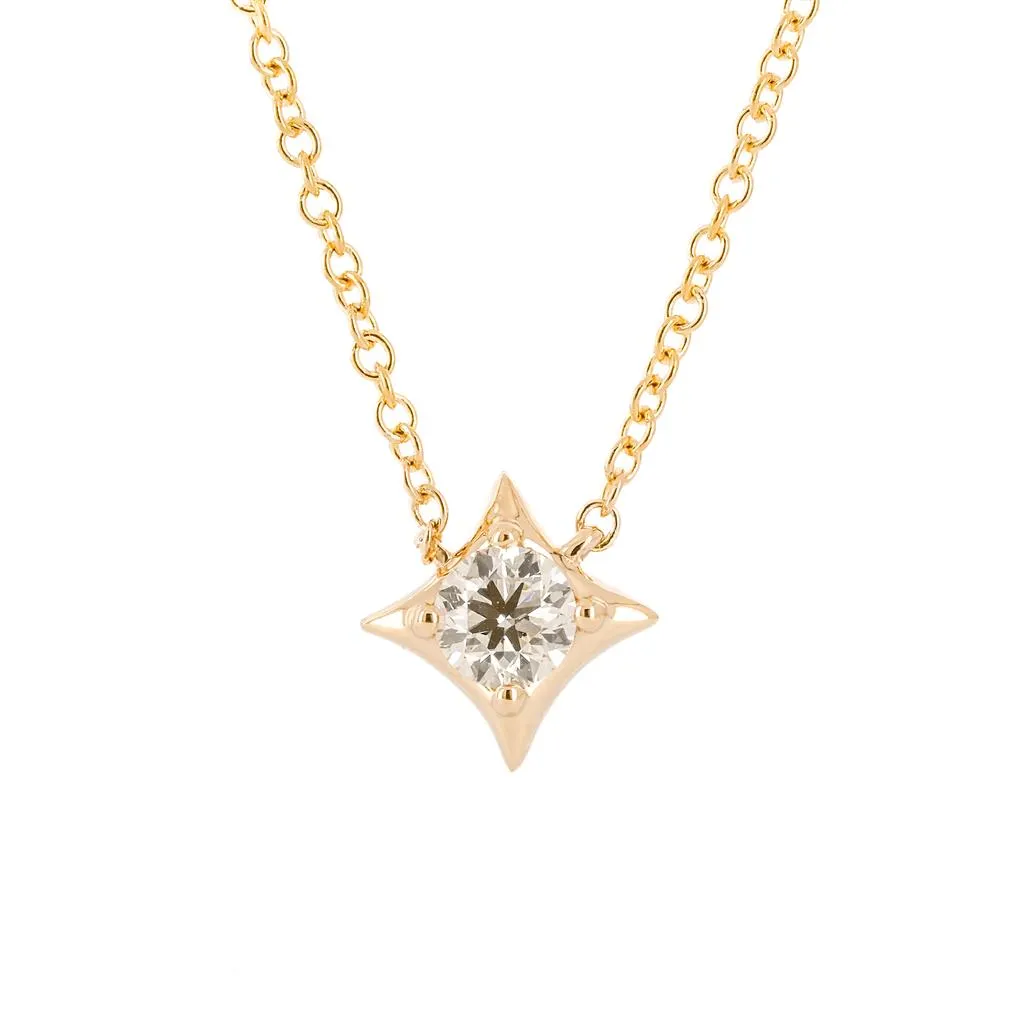 .24CTW Diamond Pendant, 18" - 14K Yellow Gold