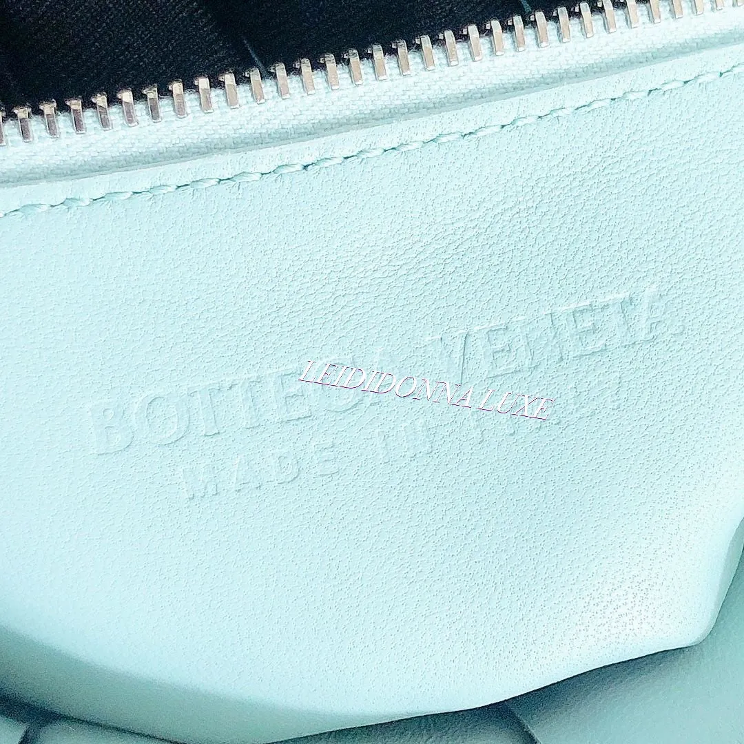Bottega Veneta Padded Casette Sky Blue Supple Lambskin, Silver-tone Hardware
