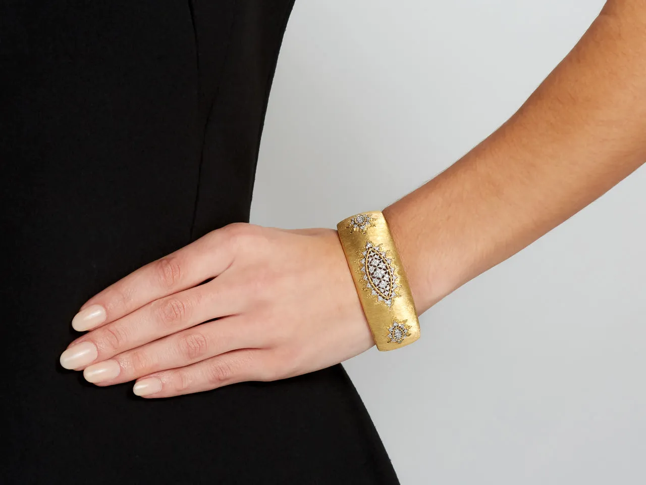 Buccellati Diamond Bracelet in 18K Gold