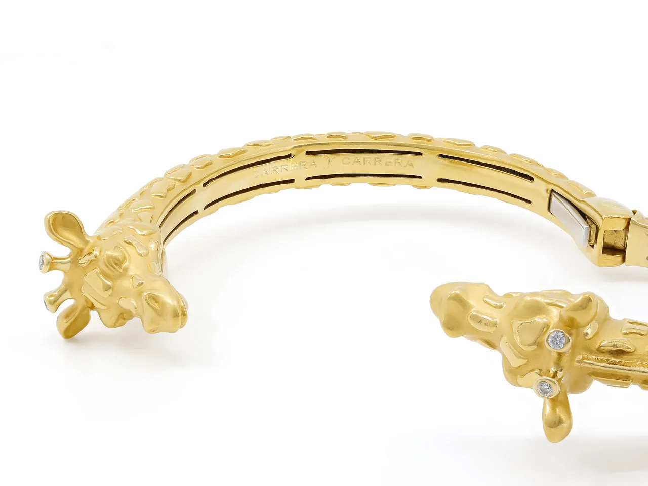Carrera y Carrera Giraffe Bangle in 18K Gold