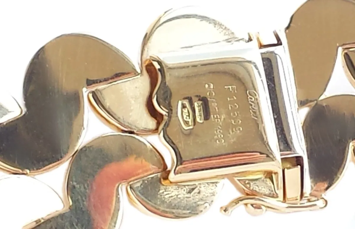 Cartier 1990s Syla Demi-Lune 4-Row 18k Gold Choker Necklace