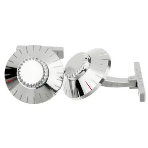 Cartier Safe Lock Combination White Gold Cufflinks