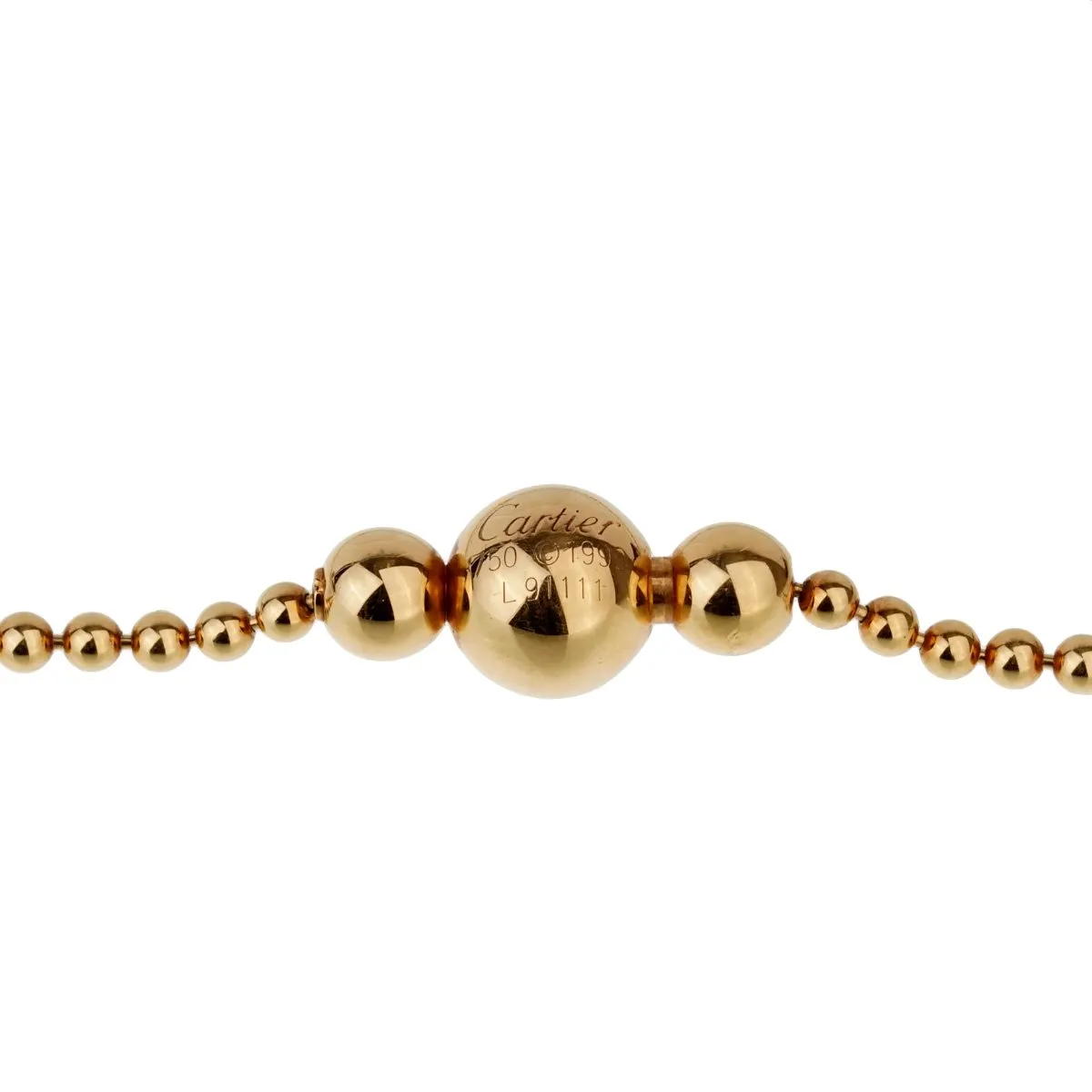 Cartier Vintage Solitaire Diamond Gold Pendant Necklace