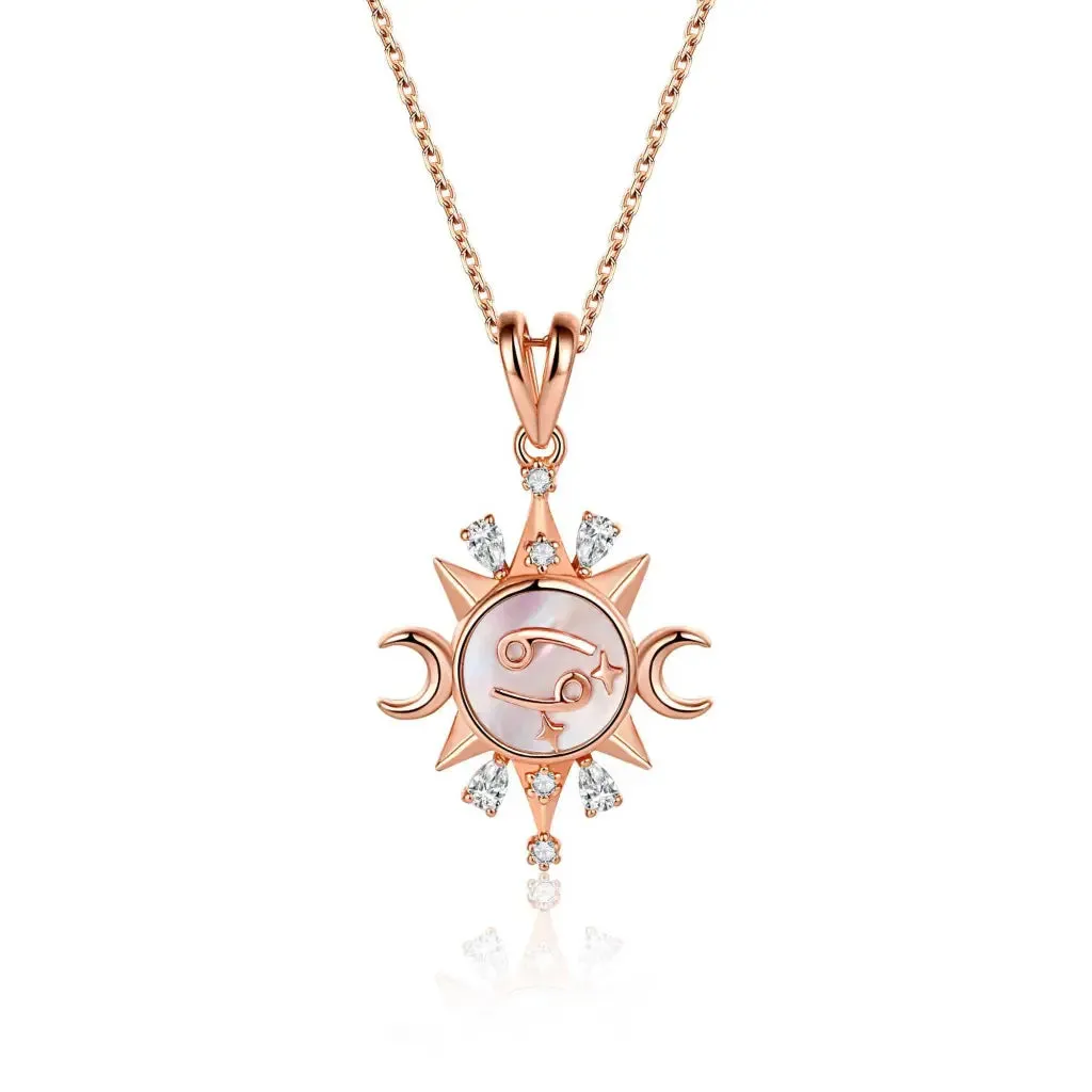 Celestial Horoscope Pendant - Cancer