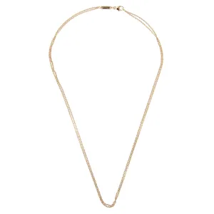 Chopard Double Rose Gold Cable Chain Link Necklace