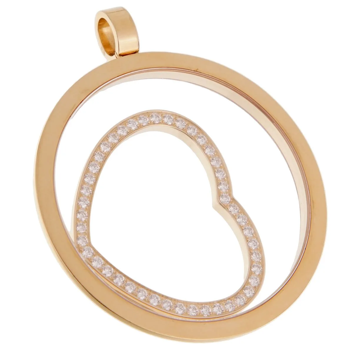 Chopard Happy Spirit Heart Yellow Gold Pendant Necklace