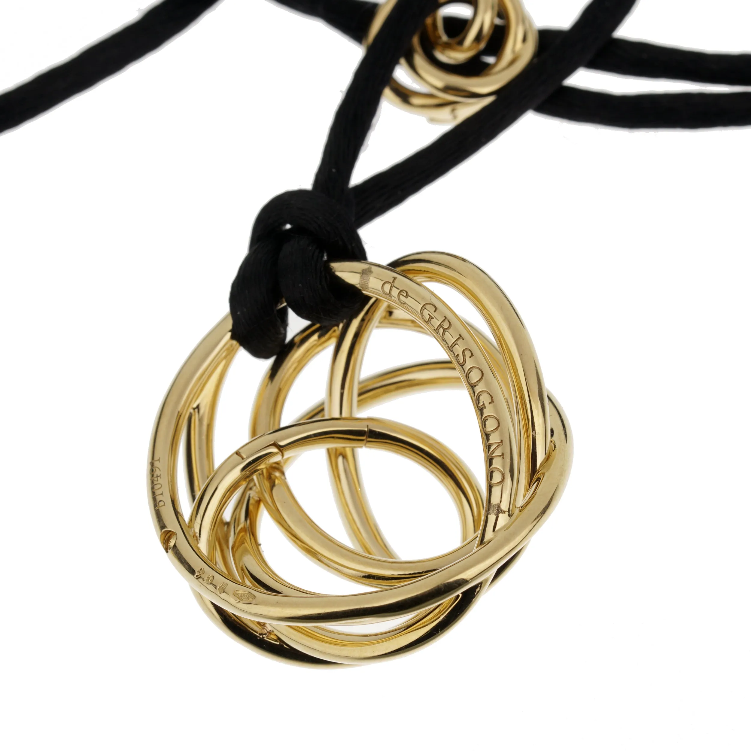 De Grisogono Matassa Yellow Gold Pendant Necklace