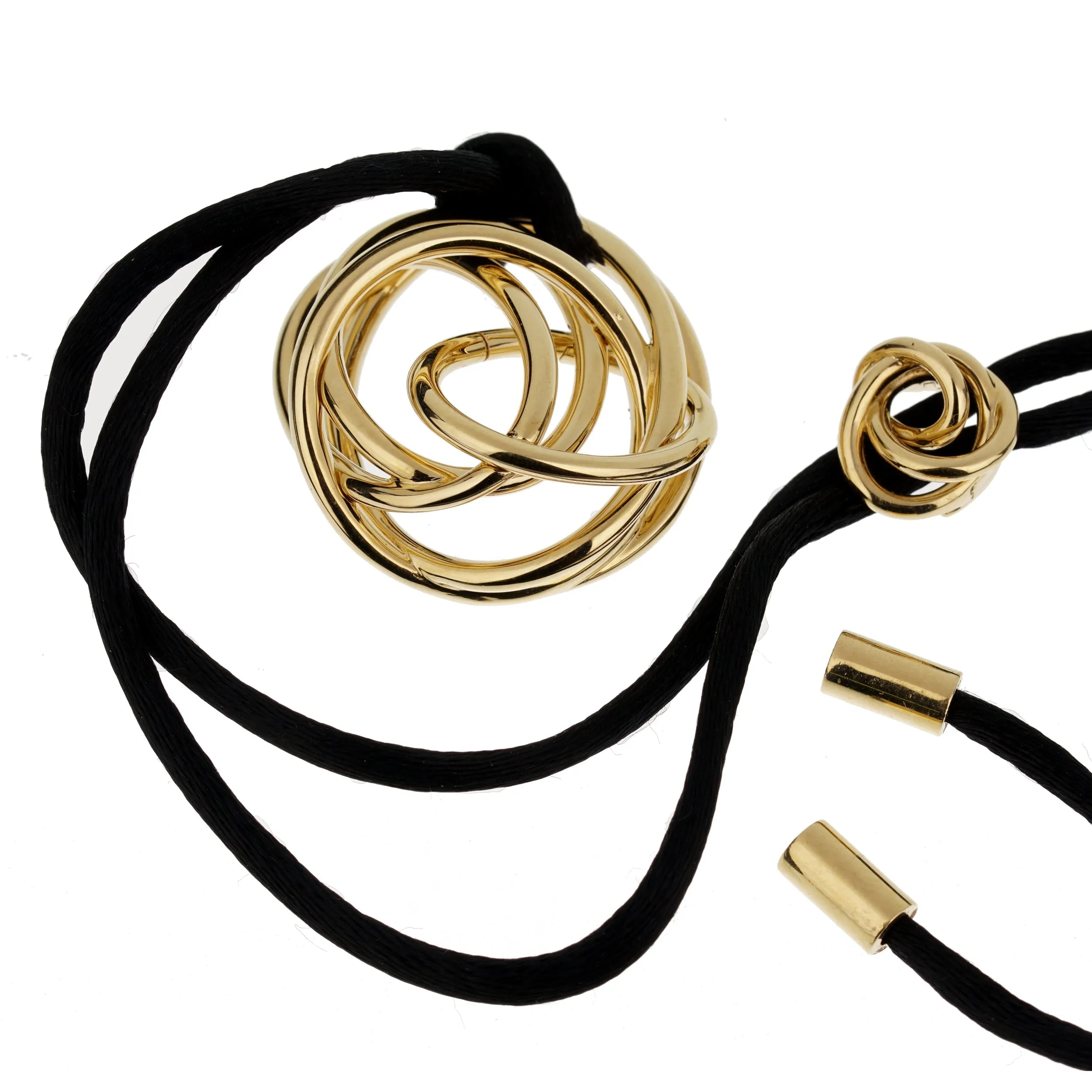 De Grisogono Matassa Yellow Gold Pendant Necklace