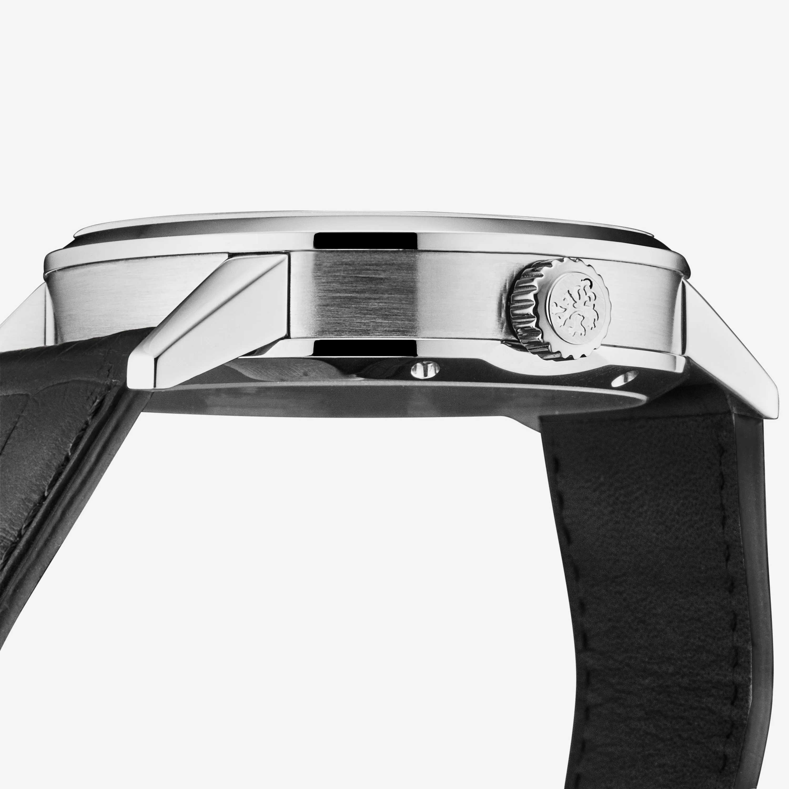 Dietrich 'Night' Stainless Steel Men's Manual Wind Watch NB.BLK