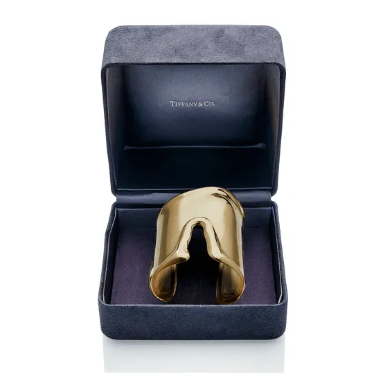 Elsa Peretti Tiffany & Co. Post-1980s 18KT Yellow Gold Cuff Bracelet