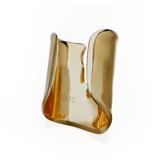 Elsa Peretti Tiffany & Co. Post-1980s 18KT Yellow Gold Cuff Bracelet