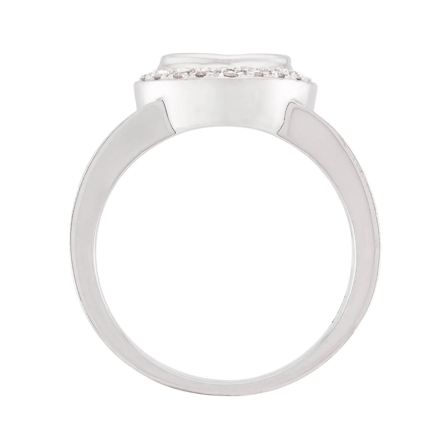 Estate 14k "Happy Diamond" Heart Ring