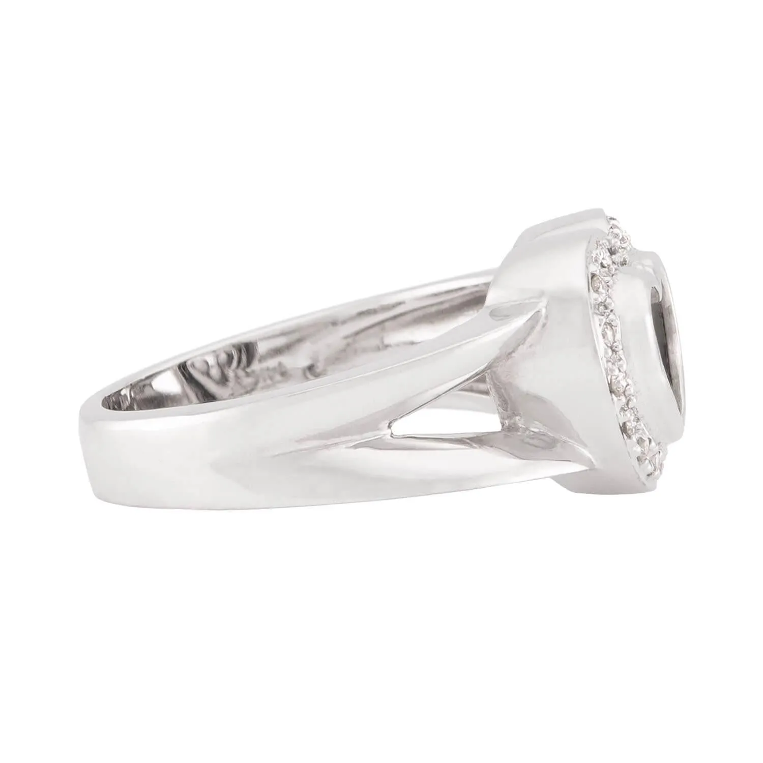 Estate 14k "Happy Diamond" Heart Ring