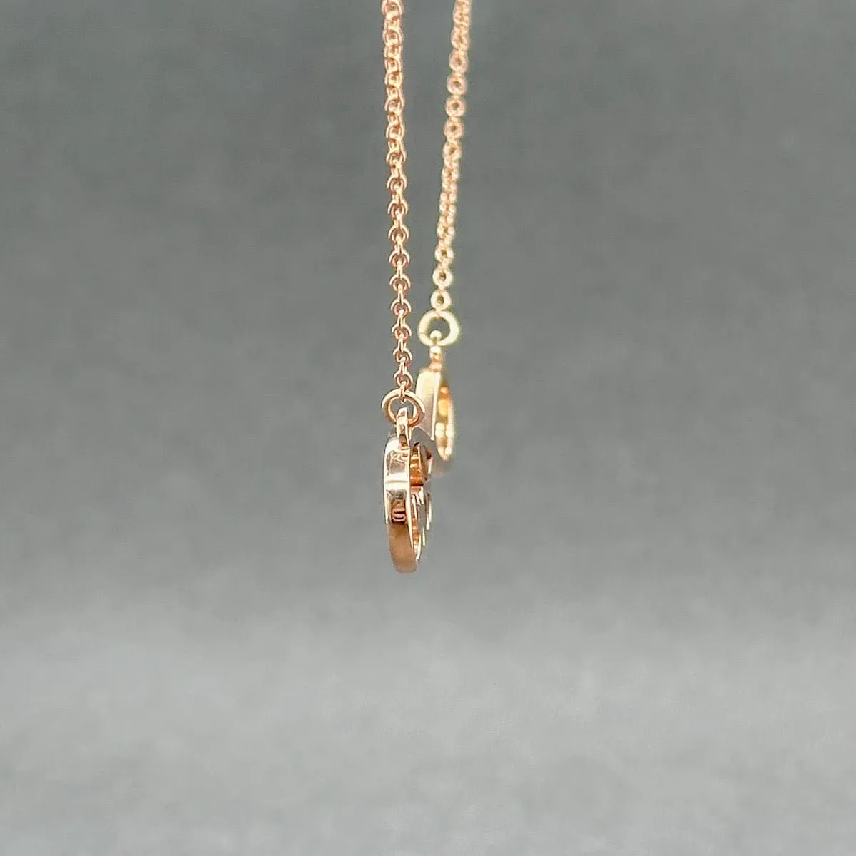 Estate 14K R Gold Love Pendant