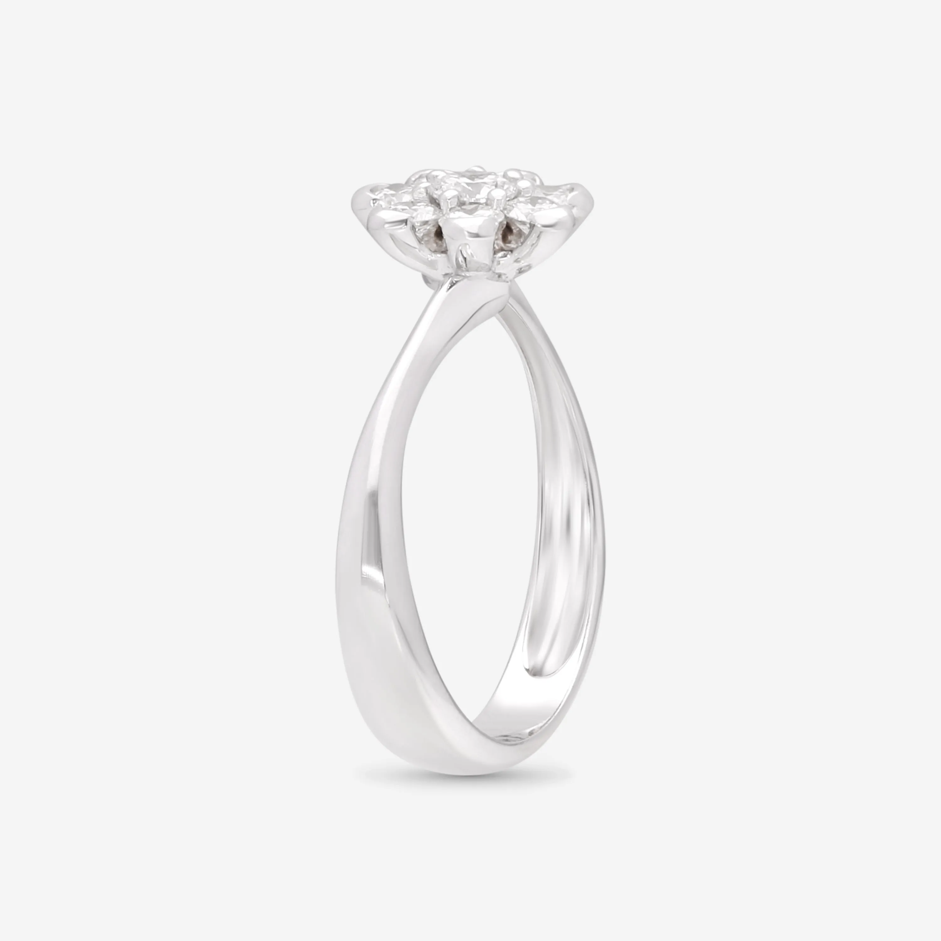 Giloro 18K White Gold Diamond Wedding Ring AN1700-170