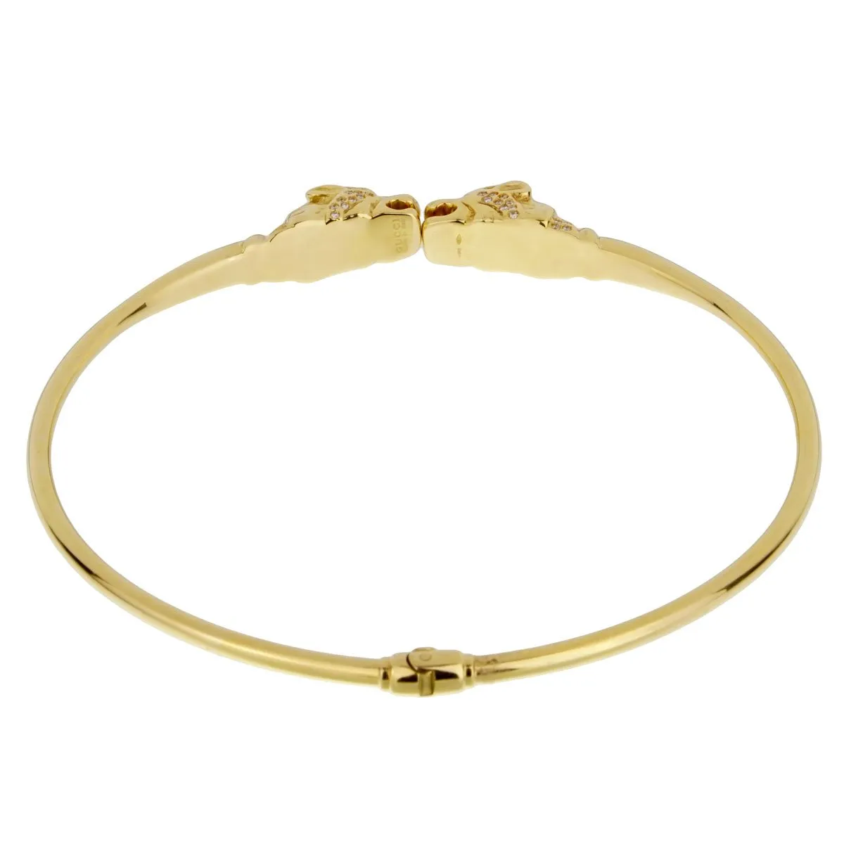 Gucci Panther Diamond 18k Yellow Gold Necklace