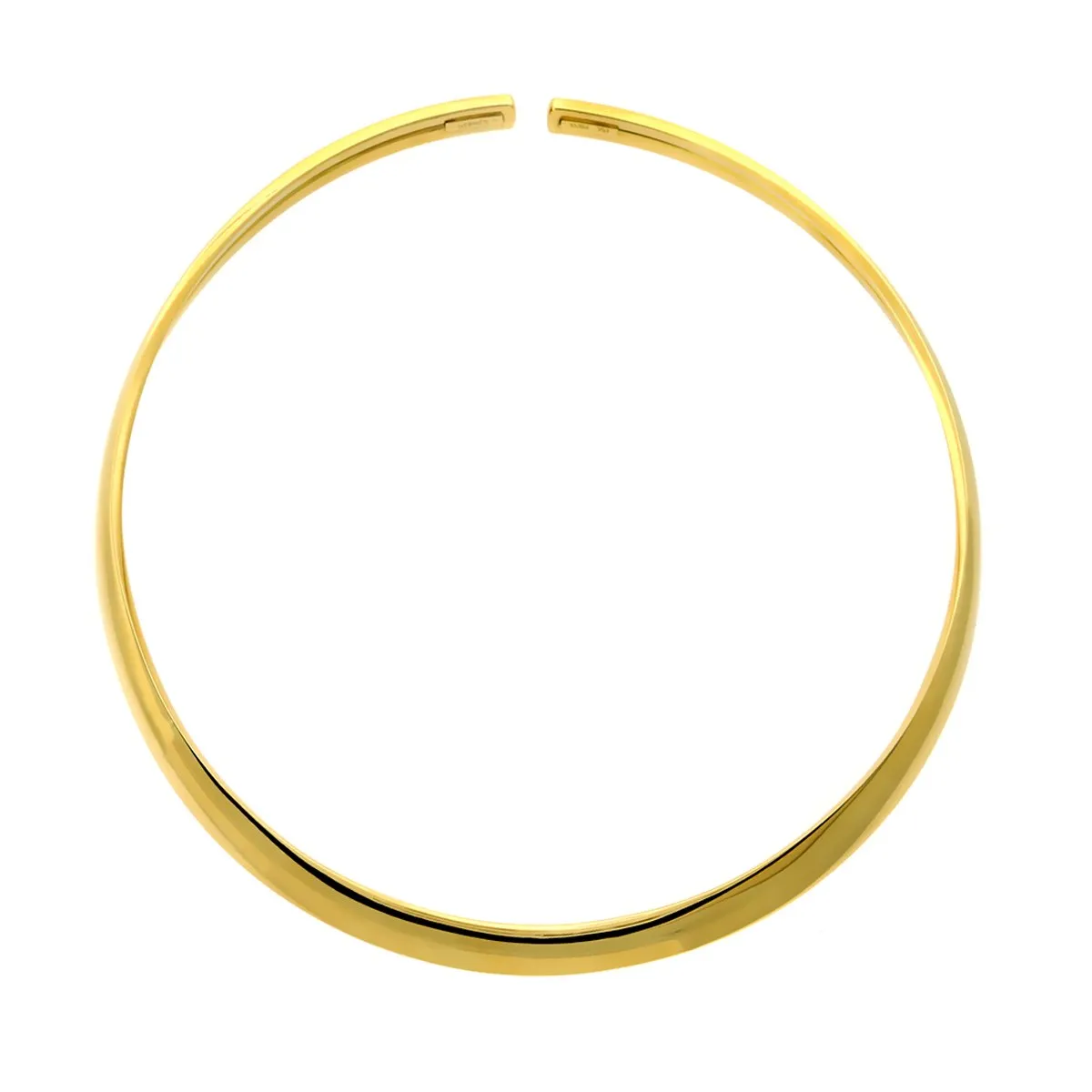 Hermes Choker Yellow Gold Necklace
