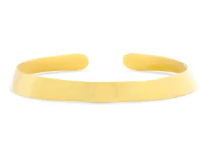 High Polish Gold Choker in 18K Gold