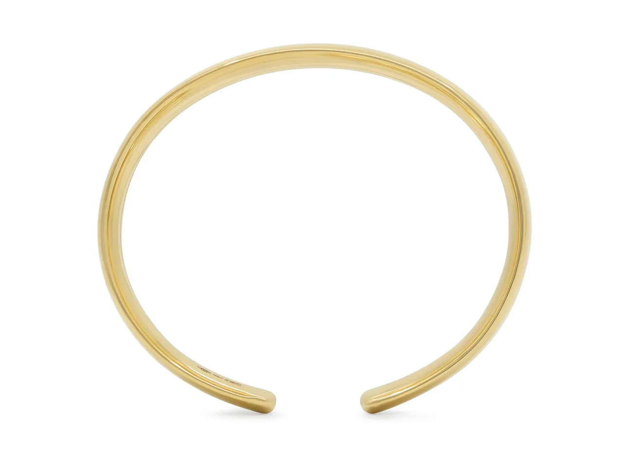 Italian Flexible Cuff Bracelet in 18K Gold, by Beladora