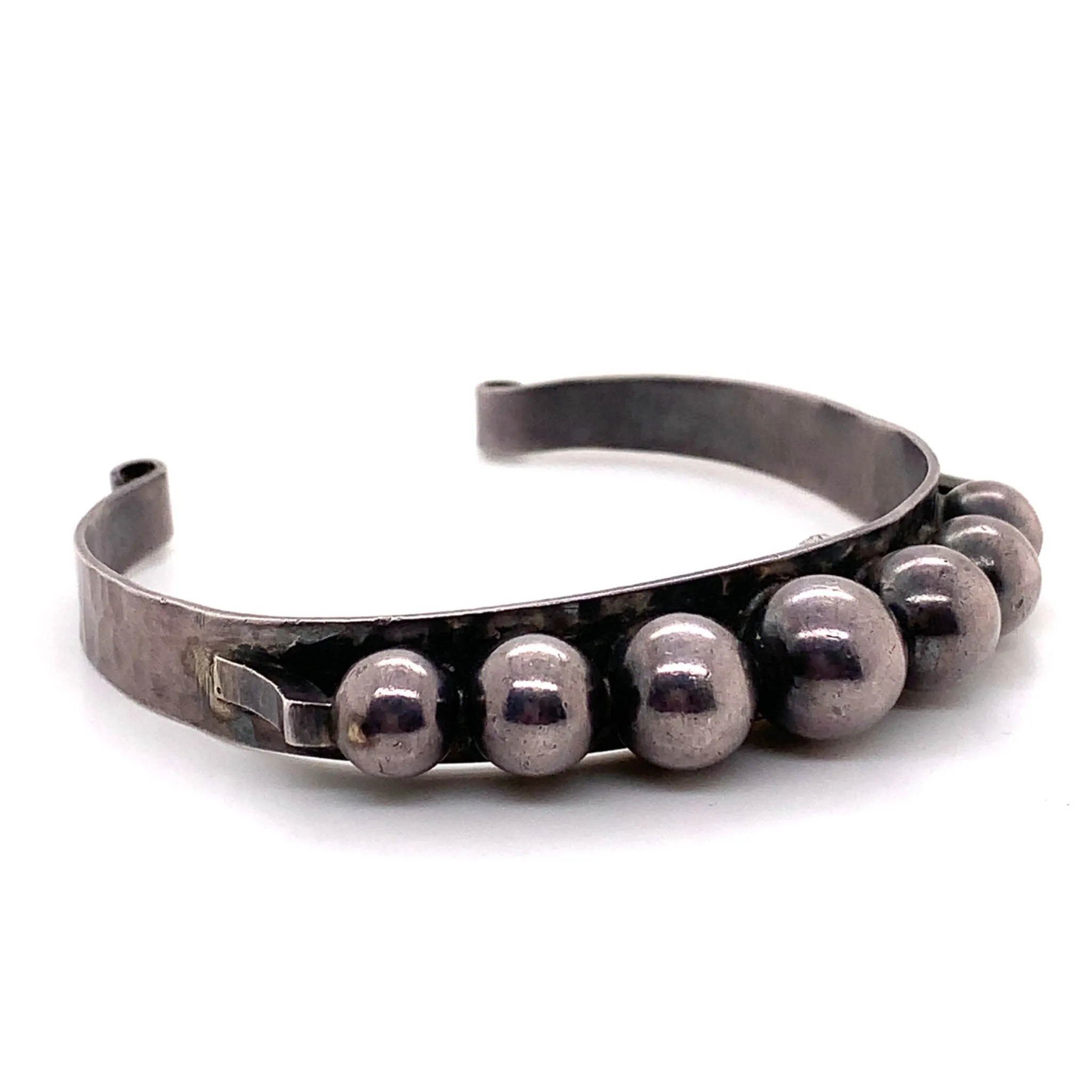 Jean Despres French Art Deco Silver Bracelet