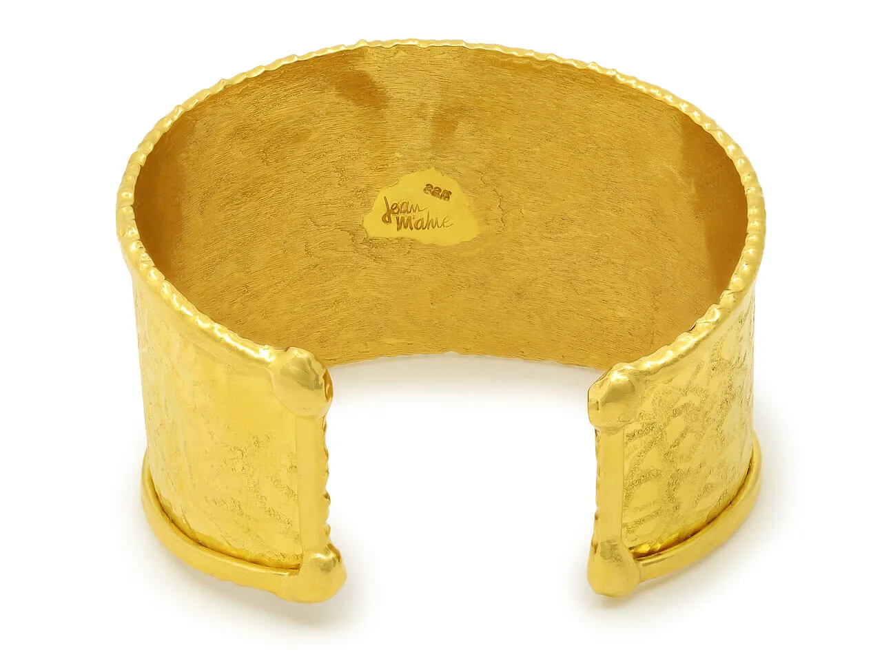 Jean Mahie 'Charming Monsters' Cuff Bracelet in 22K