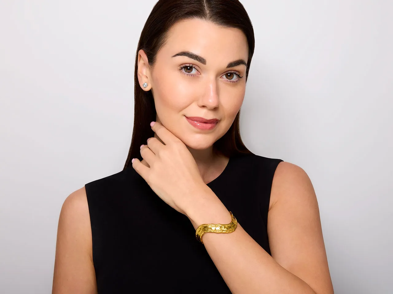 Jean Mahie Cuff Bracelet in 22K Gold