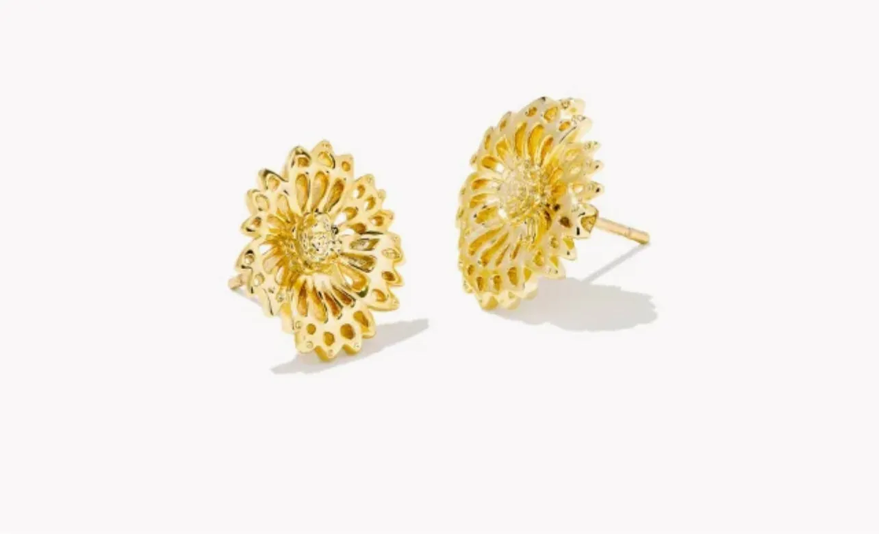 Kendra Scott- Brielle Stud Earrings in Gold- 9608851352