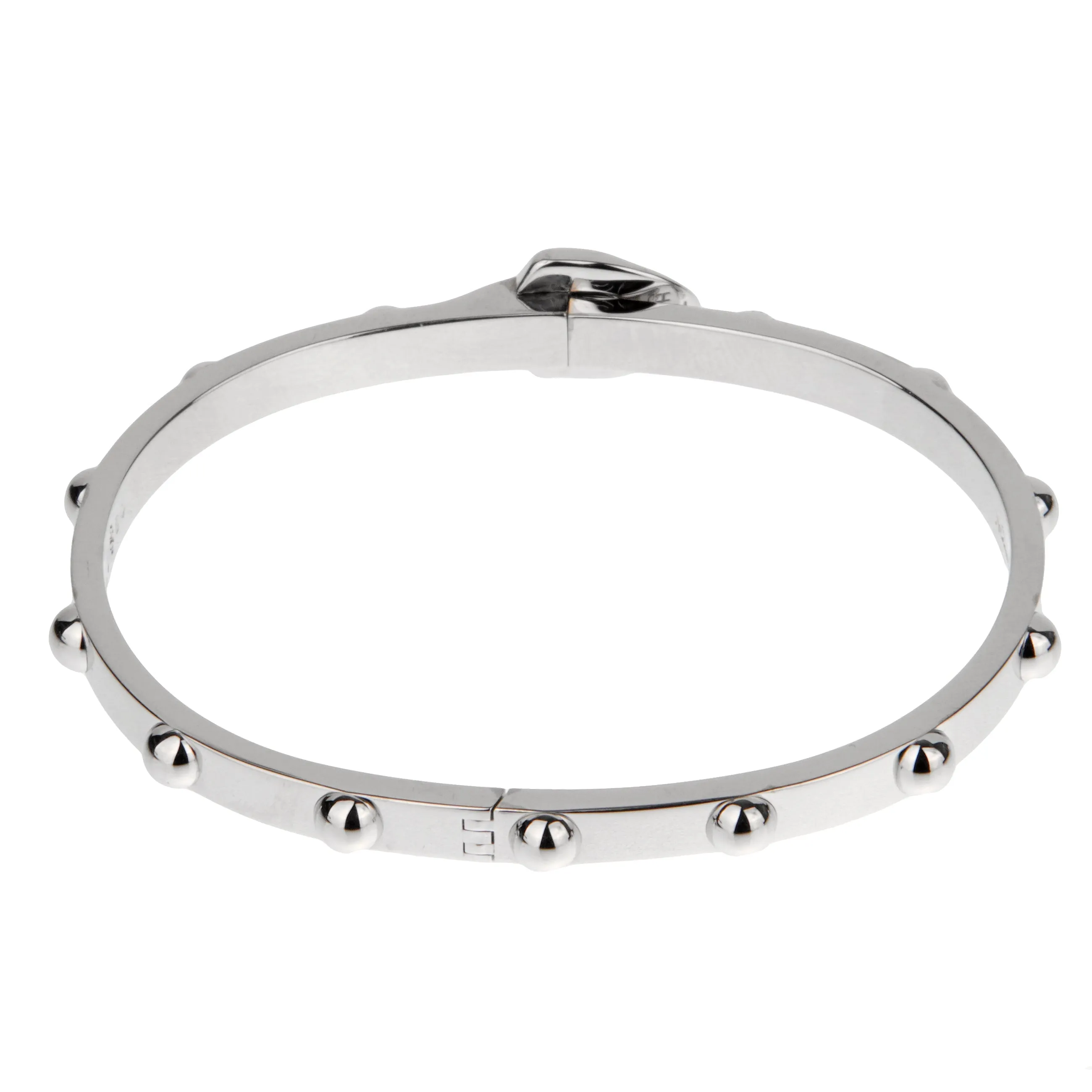Louis Vuitton Empreinte White Gold Bangle Bracelet