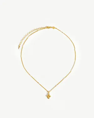 Lucy Williams Mini Ridge Cross Necklace
