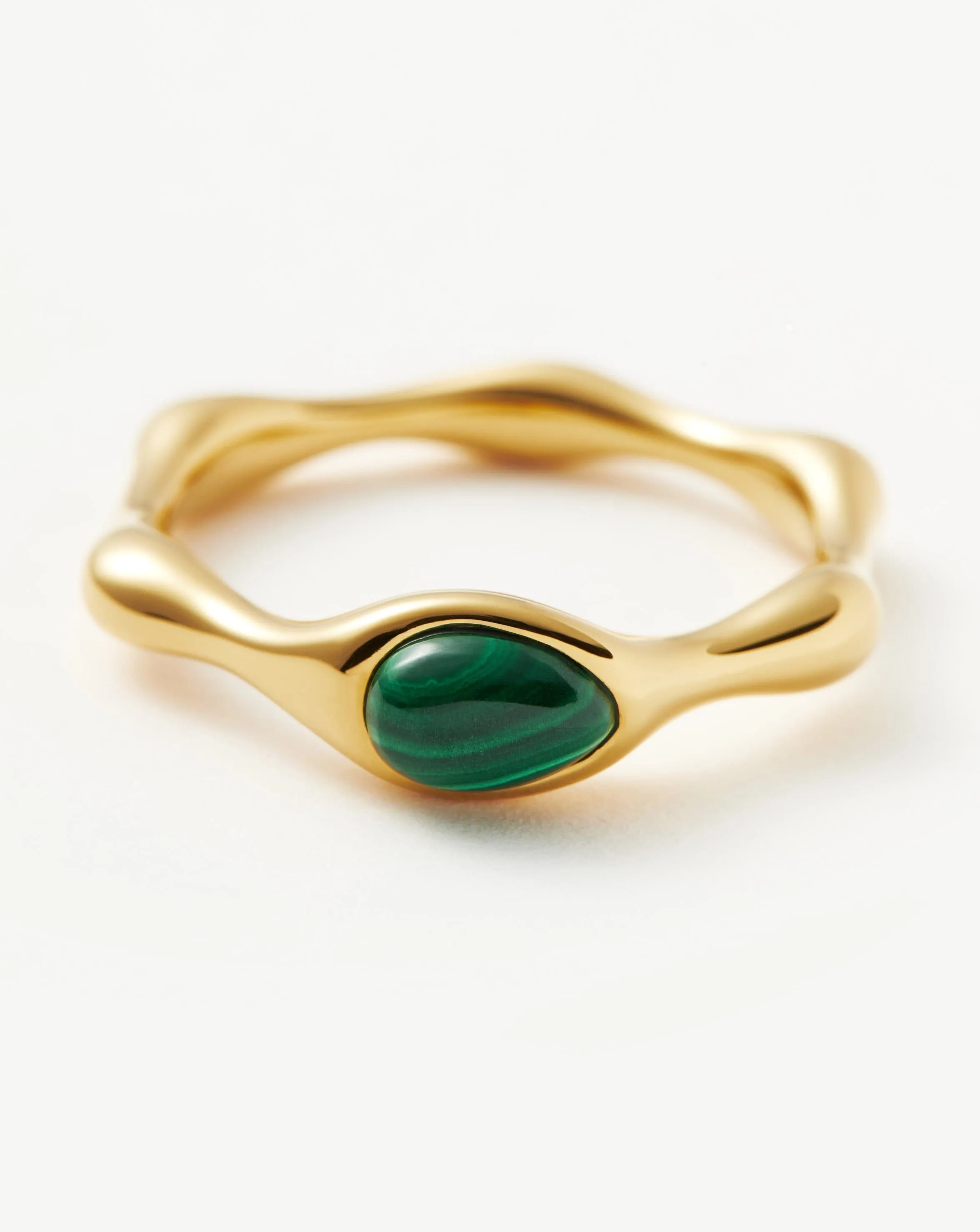 Magma Gemstone Stacking Ring | 18k Recycled Gold Vermeil on Recycled Sterling Silver