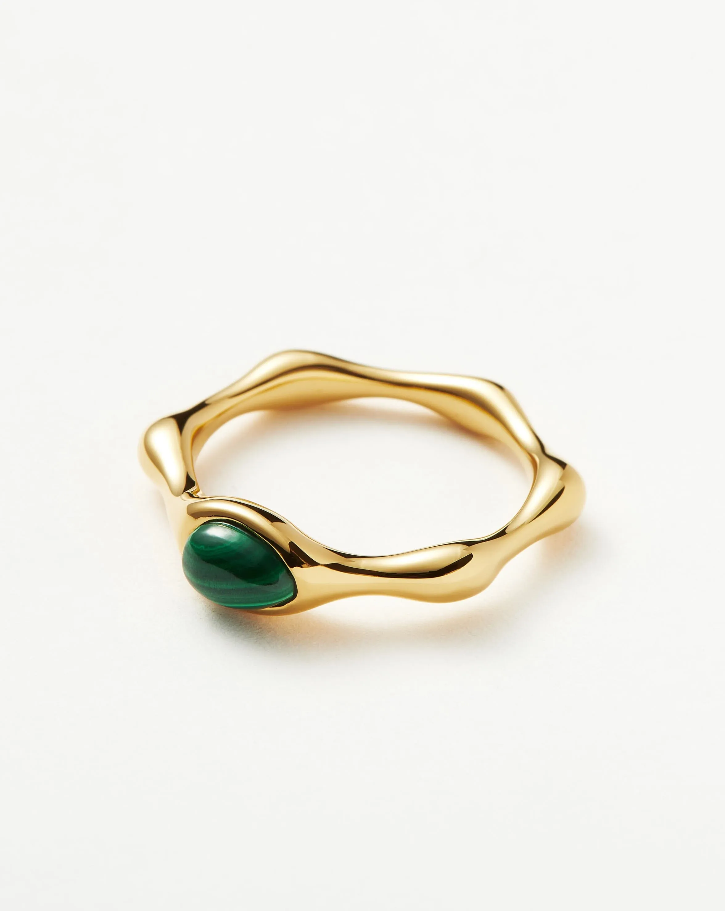 Magma Gemstone Stacking Ring | 18k Recycled Gold Vermeil on Recycled Sterling Silver