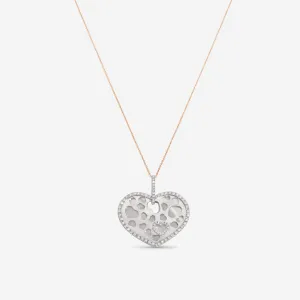 Nanis 18K White Gold and Yellow Gold Diamonds & Mother of Pearl Pendant PS10-21