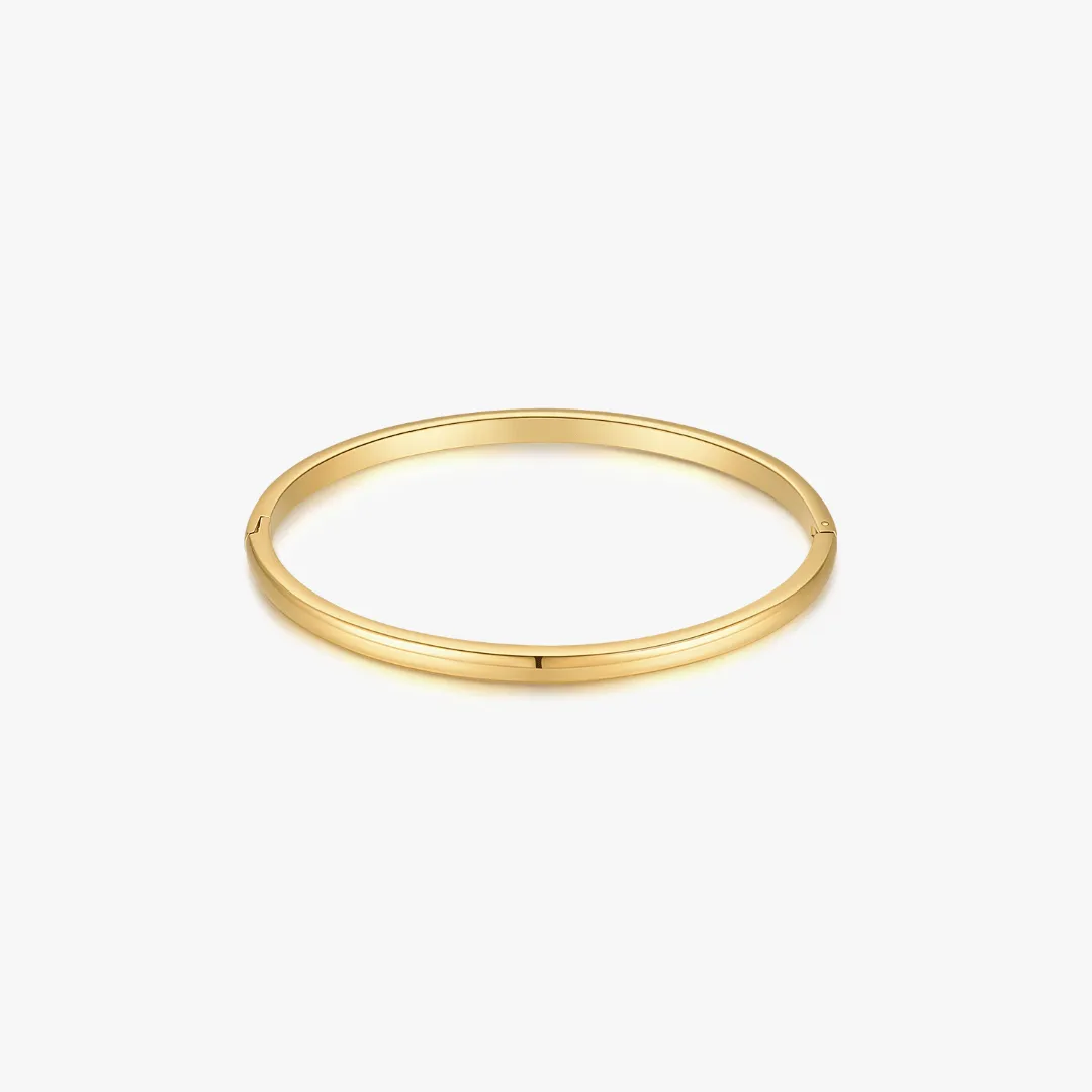 Simple Stacker Cuff Bangle Bracelet