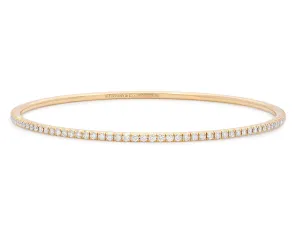 Tiffany & Co. 'Metro' Diamond Bangle Bracelet in 18K Gold