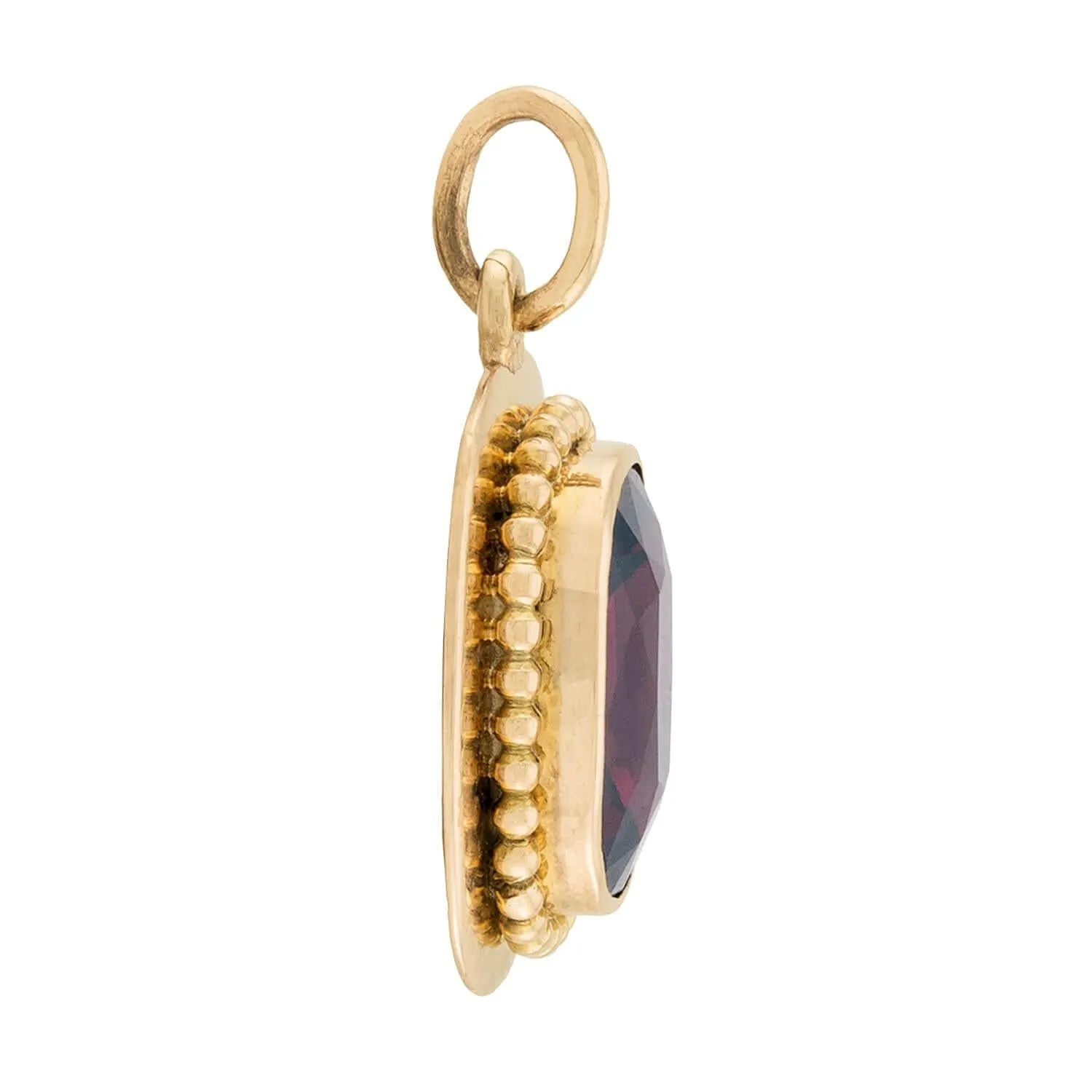 Victorian 14k Garnet Pendant