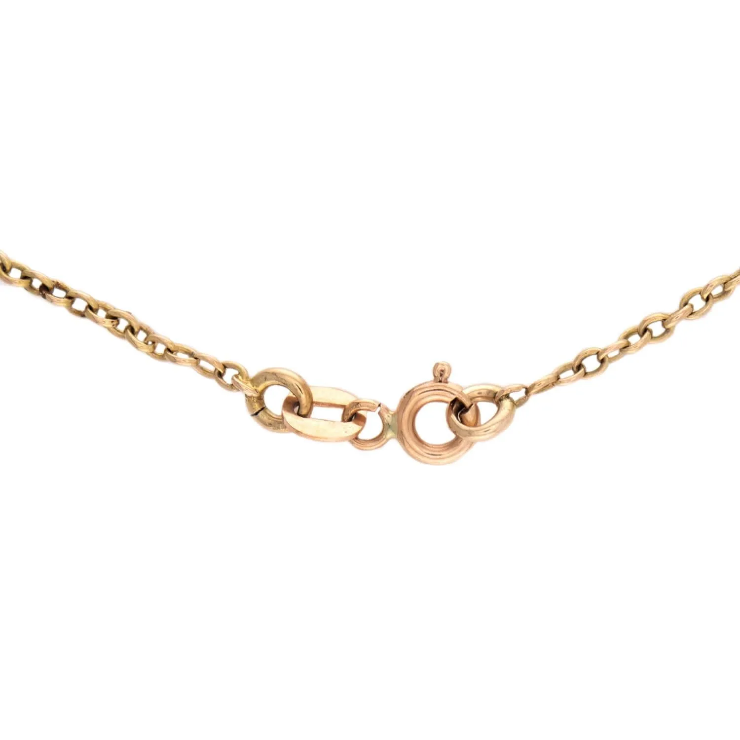 Victorian Italian 18k Multi-Stone Festoon Necklace