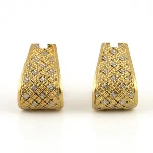 Vintage Italian Two Toned Wrap-around Cufflinks