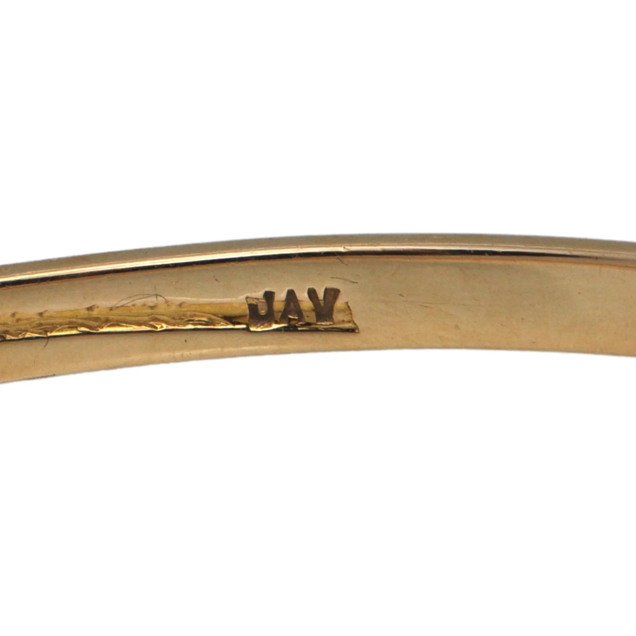 Vintage Solid 14k Gold Bangle Bracelet