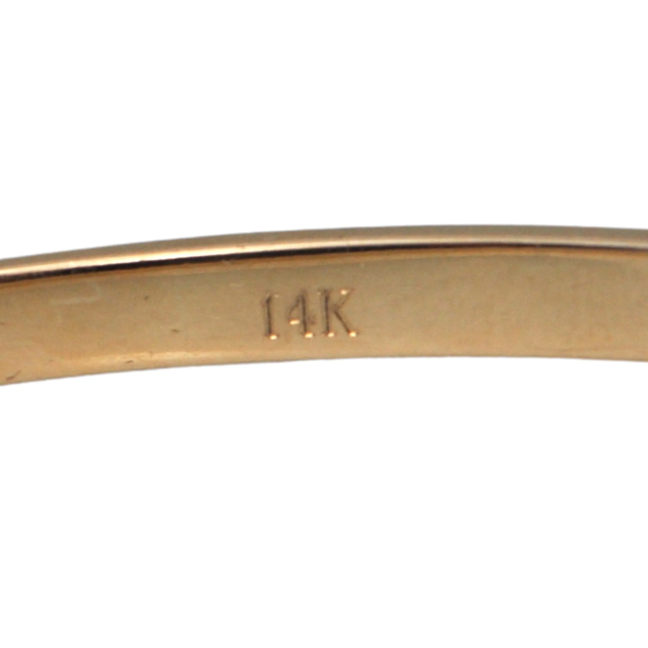 Vintage Solid 14k Gold Bangle Bracelet